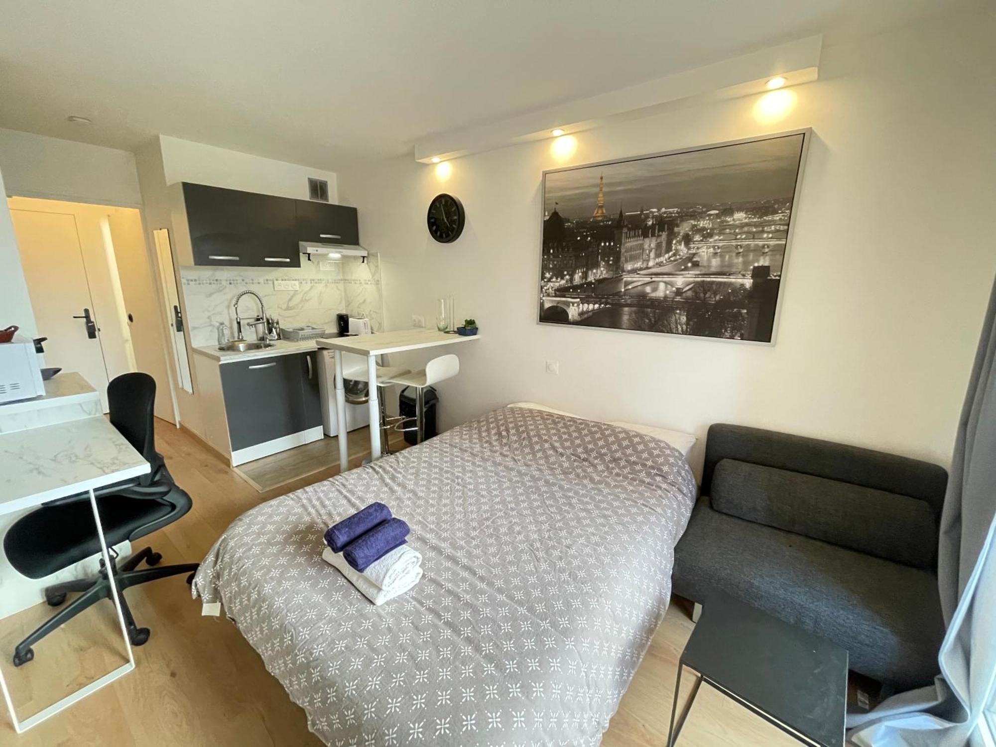 Exclusive Private Apartment By Warilco - Pleyel 25 M2 - A 1 Minute De La Station Metro Carrefour Pleyel Saint-Denis (Seine-Saint-Denis) Exterior foto